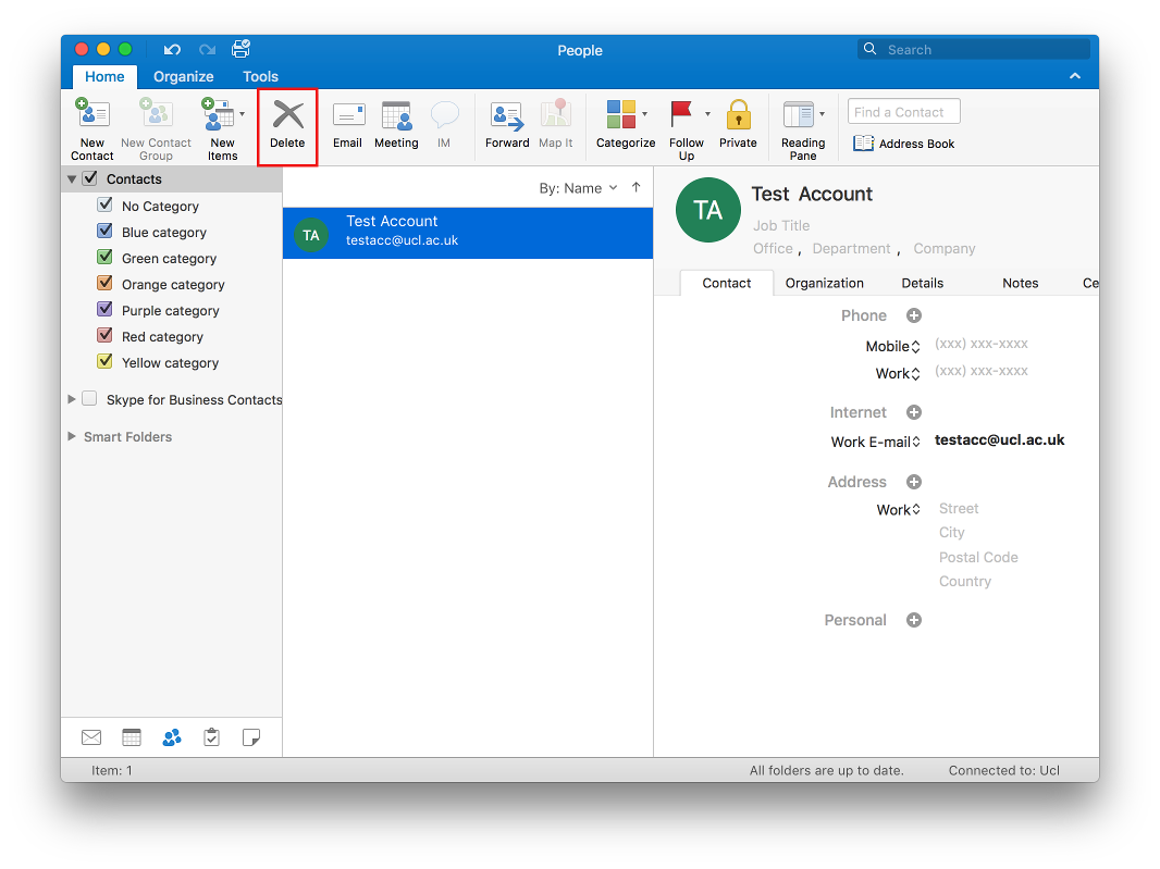 outlook for mac use emails to find contacts